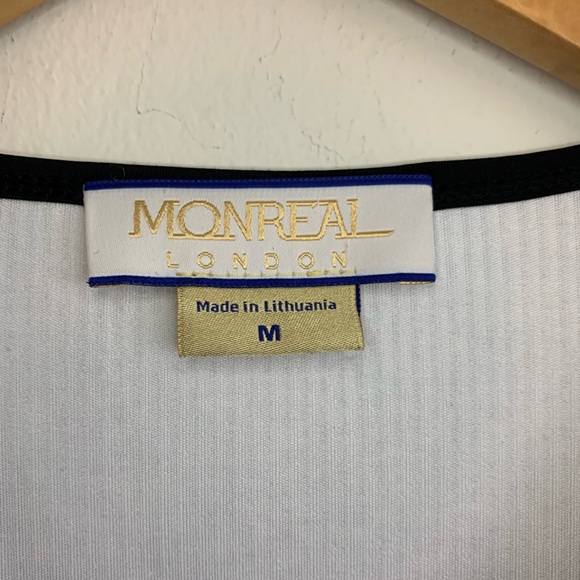 Monreal London Gray Ribbed Performance Sport Top, Medium - Picture 3 of 13